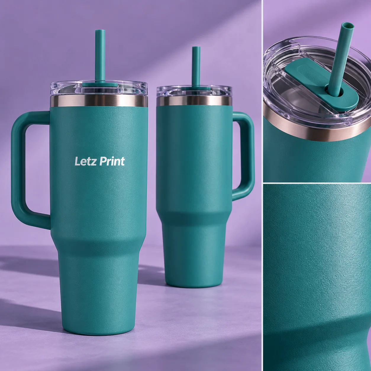 40 oz. Tumblers — illustrative design mockup