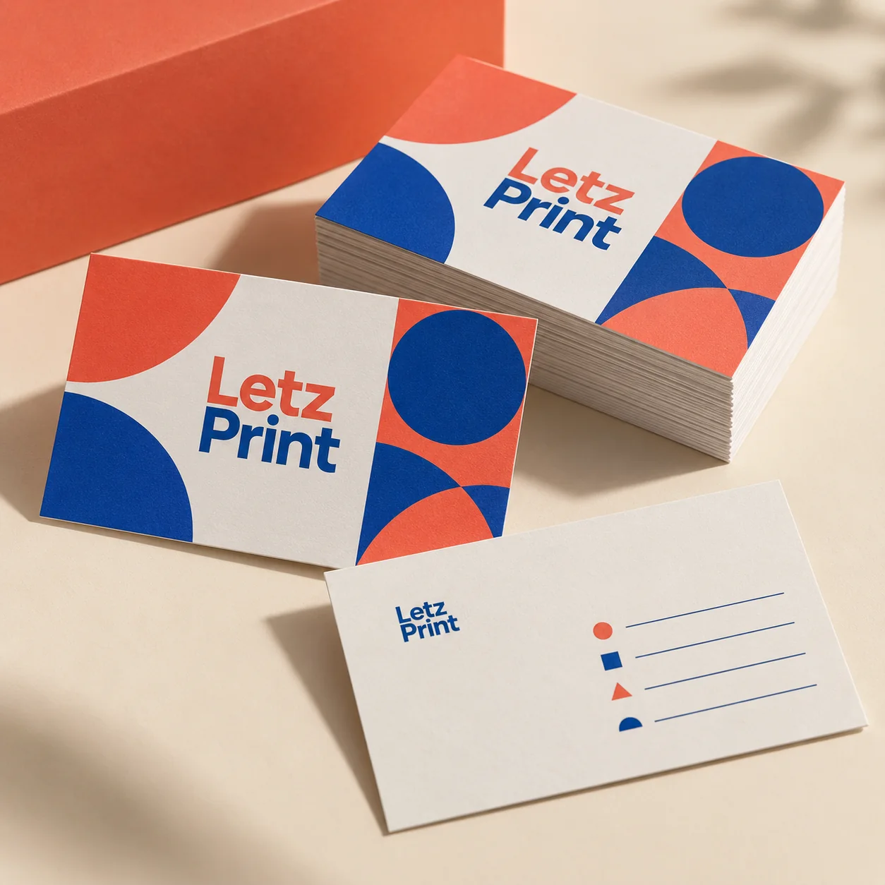 Standard Business Cards — illustrative design mockup