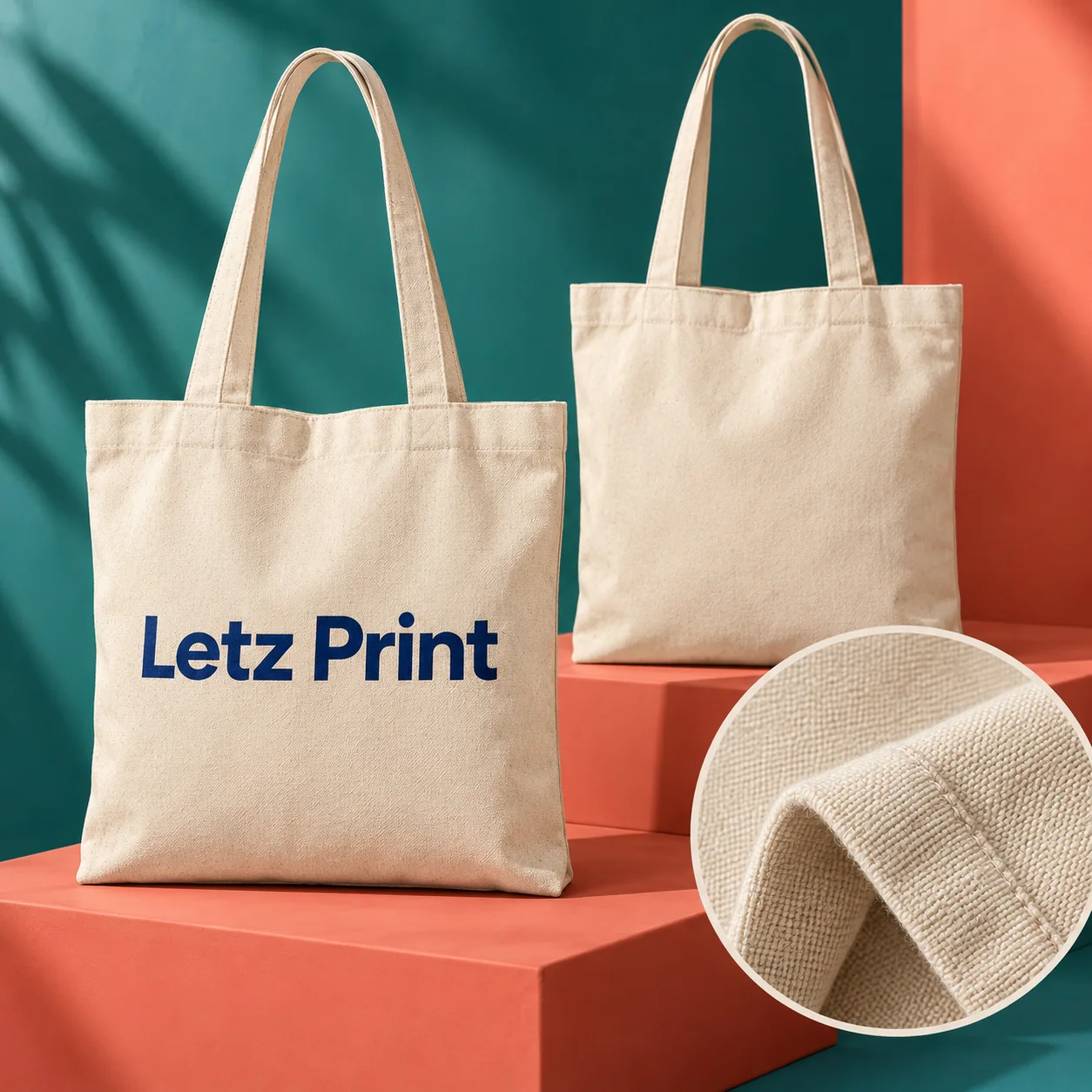 Cotton tote — illustrative design mockup