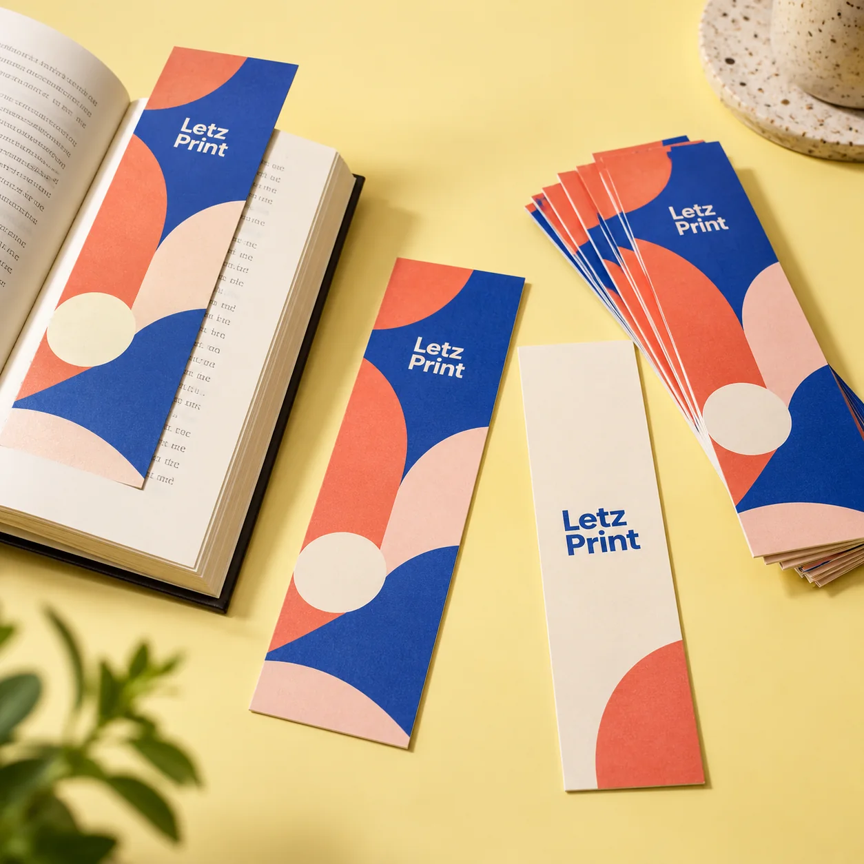 Custom Bookmarks — illustrative design mockup