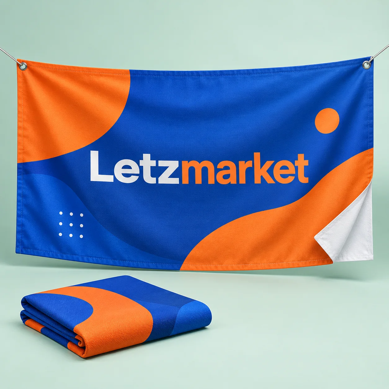 Fabric Banners — illustrative design mockup