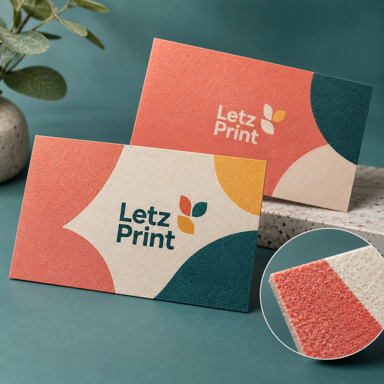 Fine Grit Business Cards — illustrative design mockup