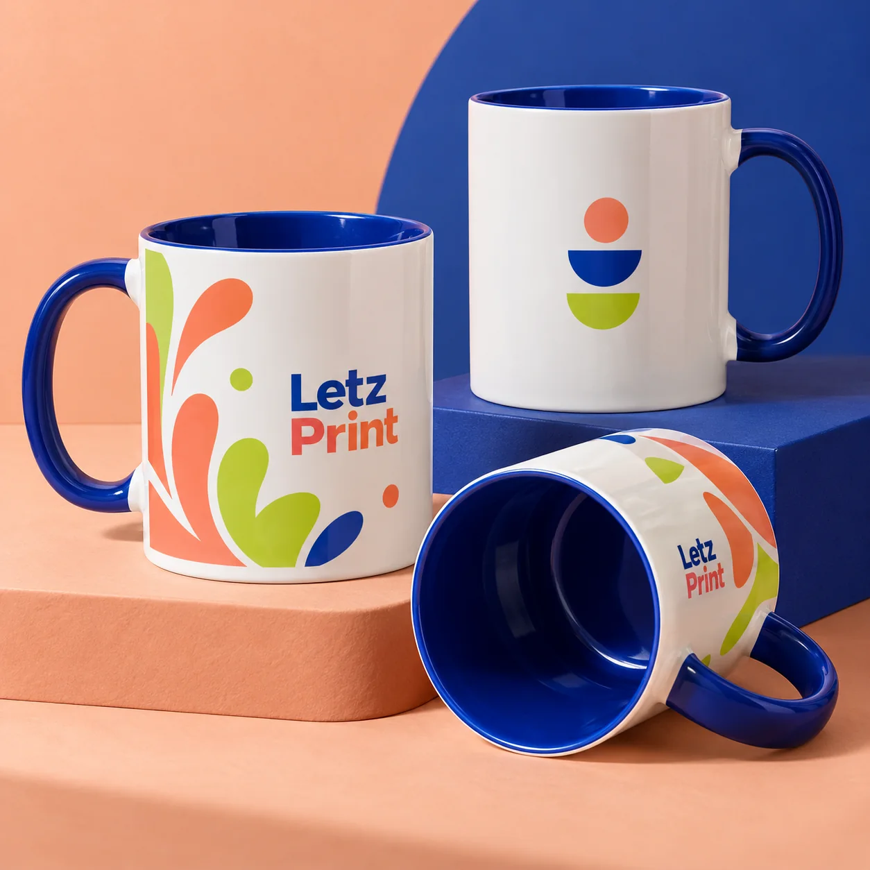 Mugs — illustrative design mockup