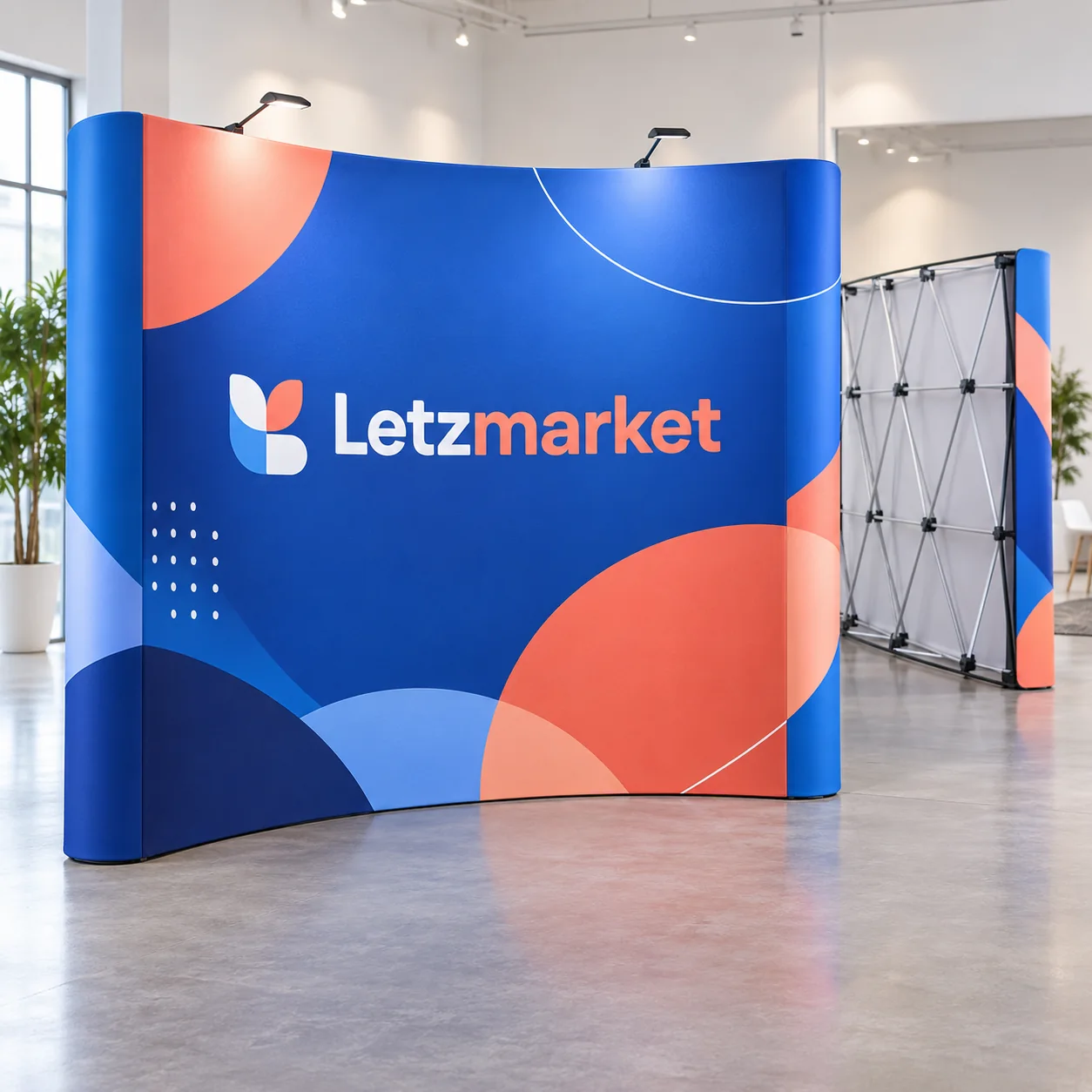 Pop-Up Displays — illustrative design mockup