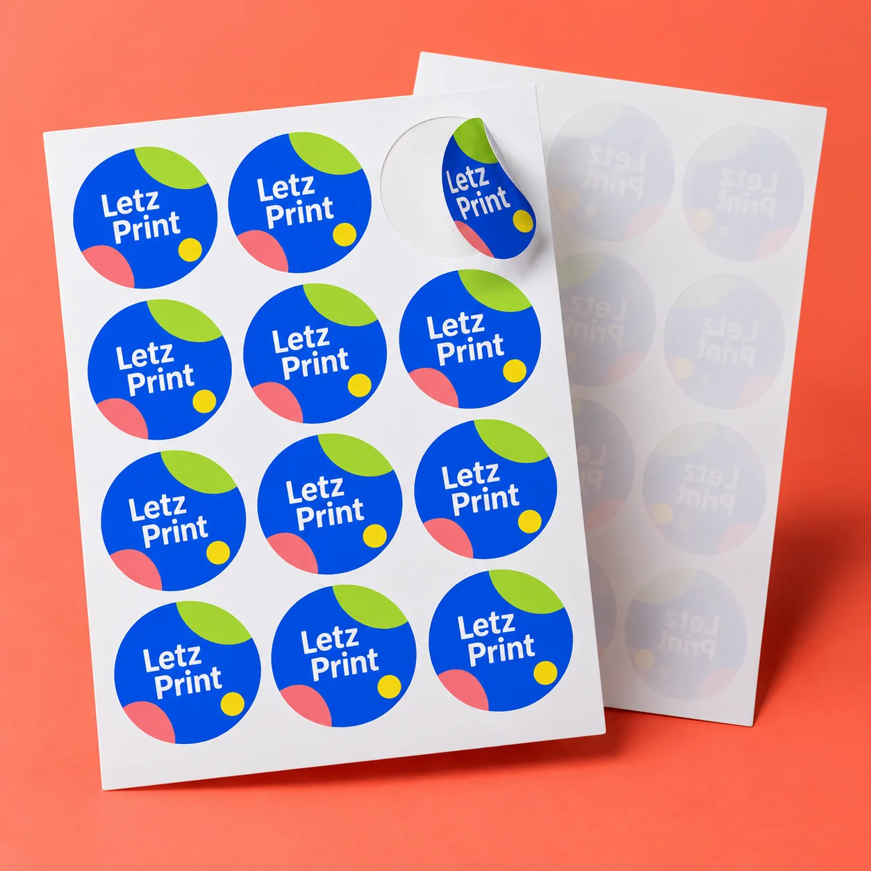 Sticker Sheets — illustrative design mockup