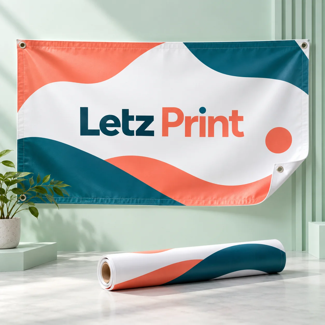 Vinyl Banners — illustrative design mockup