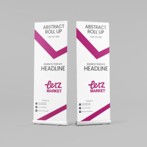 Portable Matte Vinyl Pull-Up Banners