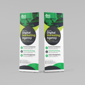 Portable Matte Vinyl Pull-Up Banners for Marketing Events