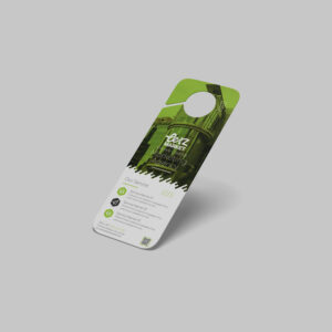 Door Hangers 14pt + UV (High Gloss)